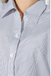 Рубашка женская с коротким  рукавом 287V001-7 бело-синий