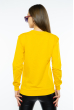 Свитшот женский с надписью 600F001 желтый