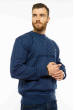 Пуловер однотонный 85F226 синий