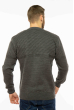 Пуловер однотонный 85F226 серый
