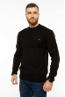 Пуловер однотонный 85F226 черный