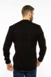 Пуловер однотонный 85F226 черный