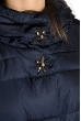 Женская куртка с перьями 120PSKL2269 индиго