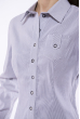 Рубашка женская 118P358 бело-серый