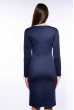 Платье женское офисное 120P067-1 чернильно-фиолетовый