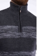 Кофта с воротом на молнии 609F67 грифельный