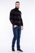 Кофта с воротом на молнии 609F67 черный
