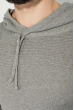 Свитер мужской с капюшоном 48P3272-1 серый