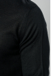 Пуловер мужской однотонный, с полосой по ободку выреза 50PD398 грифельный меланж
