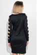 Платье женское с вырезами на рукавах 72PD141 черный