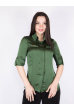 Блуза зеленая 265P8148 зеленый