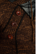 Свитер мужской с высоким горлом 48P3276 коричнево-терракотовый