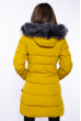 Куртка женская с косой молнией 120PSKL1818 горчичный