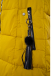 Куртка женская с косой молнией 120PSKL1818 горчичный