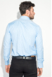 Рубашка мужская цветочный, фактурный принт 50PD30401 голубой