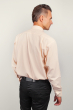 Рубашка мужская светлая с длинным рукавом Fra №869-20 слоновая кость