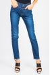 Джинсы укороченные женские 08PG028 синий