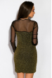 Платье женское 64PD312-2 золотисто-черный