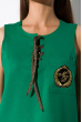 Однотонны женский костюм (майка, шорты) 120PMB1093 зеленый