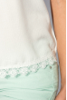 Блуза женская с завязками на плечах 266F011-3 молочный