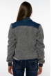 Куртка женская джинсовая 120PEL007 сине-серый