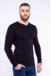 Пуловер однотонный 606F002 чернильный