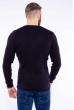 Пуловер однотонный 606F002 чернильный