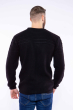 Пуловер однотонный 608F001 черный