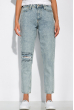 Стильные зауженные джинсы 162P024-1 светло-синий