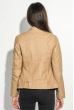 Куртка женская искусственная кожа 58P001 светло-бежевый