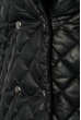 Пальто женское стеганное, с мехом 69PD1059 черный
