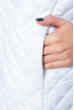 Пальто женское стеганное, с мехом 69PD1059 белый
