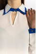Блуза женская 118P137 молочный ассорти