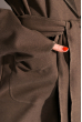 Классический женский кардиган 120POI20011 серо-бежевый