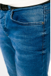 Джинсы мужские с потертостями 104P001 светло-синий