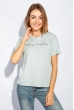 Футболка женская светлые оттенки 794K002-2 серо-мятный Футболка женская светлые оттенки 794K002-2 серо-мятный