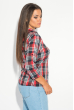 Рубашка женская с кармашком 52P002-5 красно-черный