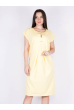 Платье батал светло-желтое  265P011 светло-желтый