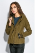 Куртка женская мягкая, демисезонная 678K002 хаки