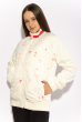 Куртка женская 146P2066-1 на флисе молочный