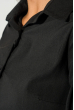 Блуза женская деловая, однотонная 489F001 черный