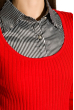 Рубашка-обманка женская 120PO7516 красный