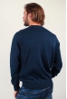 Свитер мужской тонкий №243KF001 темно-синий