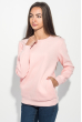 Джемпер женский теплый, с карманами 205V001-1 светло-розовый