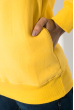 Джемпер женский теплый, с карманами 205V001-1 желтый