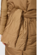 Пальто женское на синтепоне, с широким поясом 72PD215 терракотовый