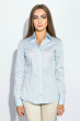 Рубашка женская базовая 392F004 голубой