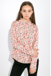 Блузка женская  с принтом 64PD155-1 розовый . буквы