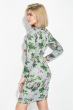 Платье с цветочным принтом 70P023 серо-зеленый