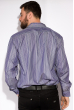 Рубашка офисная 120PAR166 фиолетово-серый
